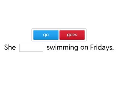 Present Simple (Go and Play), Primary 3 