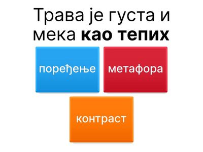 Стилске фигуре ( поређење,метафора, ономатопеја)