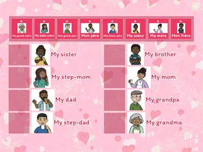 Ma famille match-up (gr 1)