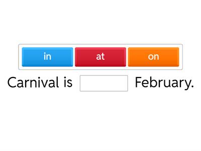 Prepositions in/at/on