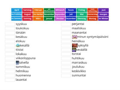 Ajanilmauksia saksaksi