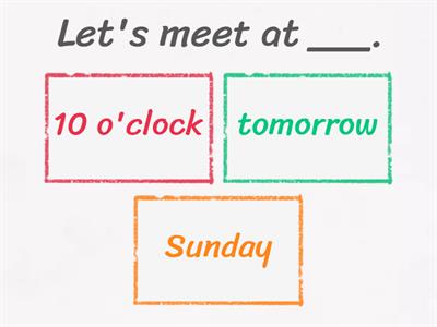 SpeakOut A2 Unit 1C time phrases