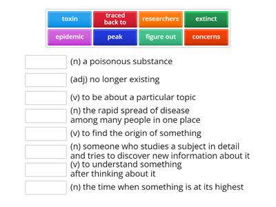 Skillful 3 (2e) - LS - Unit 6 - L2 Vocab preview (p.104)