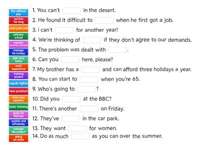 Outcomes Pre-Intermediate unit 1 vocabulary builder review step 2