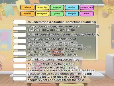 Think 2. Unit 2.Verbs about thinking