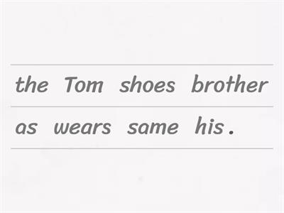 Language of Comparison