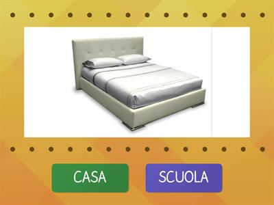 QUESTI ARREDI SONO DI CASA O DI SCUOLA?