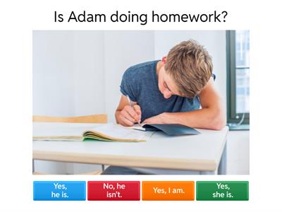 Present Continuous - Questions (new)