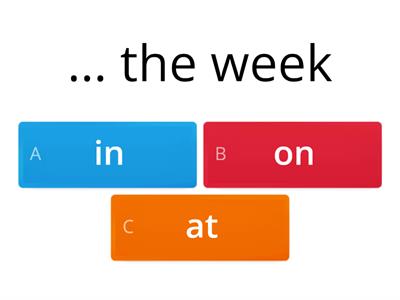 Face2Face Elementary Prepositions at/in/on Review 3