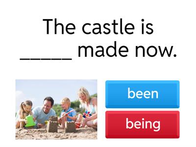 Present Continuous Passive sentences