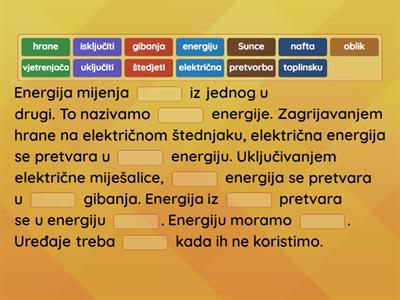 Energija 3.razred