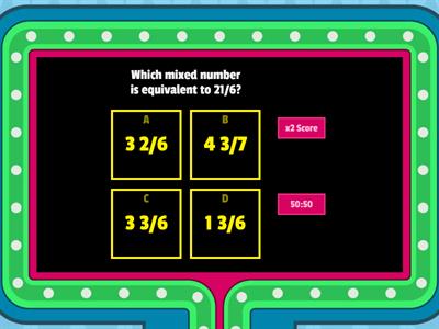 Fractions Number Sense Review