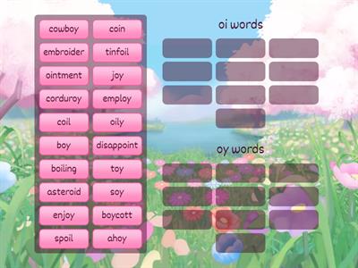 oi and oy words