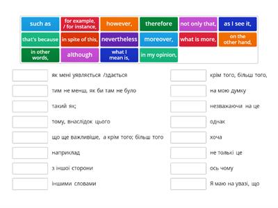 5C Linking words