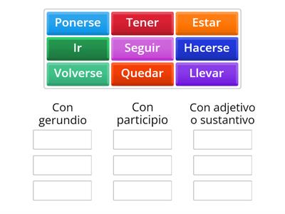 Verbos semiauxiliares - Describiendo acciones