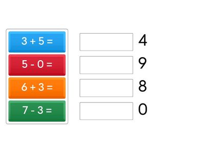 Nối phép tính với kết quả đúng