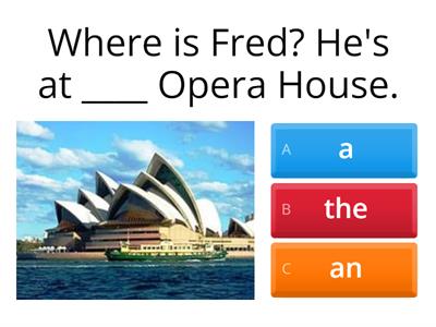 Articles: a, an, the