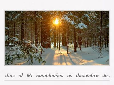 ¿Cuándo es tu cumpleaños? unjumble