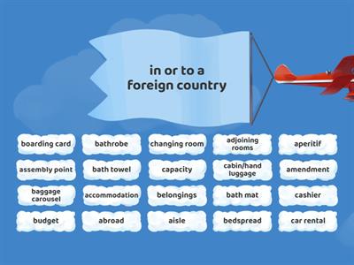 Tourism and Hospitality Vocabulary - Part 1 