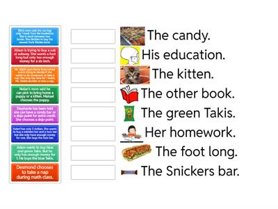  Match the Opportunity Cost