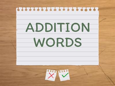 Conecting  Words 100 words