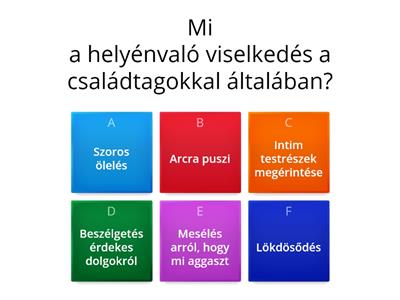 Hogyan viselkedhetek az emberekkel? (ÖTVEN, 6./18 + saját ötletek)