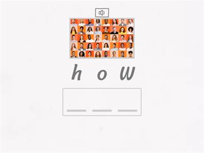 Wh- question anagrams