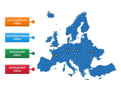 povrch evropy - nížiny 