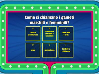 Apparato riproduttore quiz