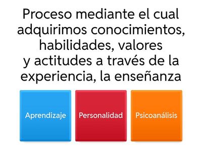 Test teorías de la personalidad