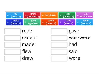 Irregular verbs 5 Form Демченко (часть 2)