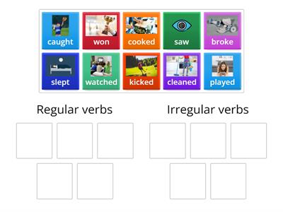 Regular and Irregular verbs