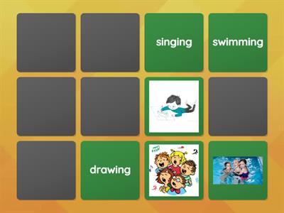 MATICHING PAIRS. LOP 3.UNIT 5. MY HOBBIES