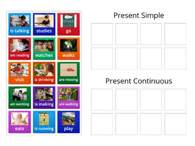 Present Simple- Present Continuous