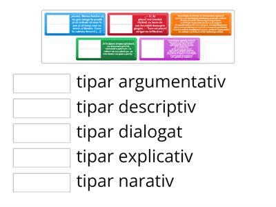 Clasa a 8 a - Tipare textuale