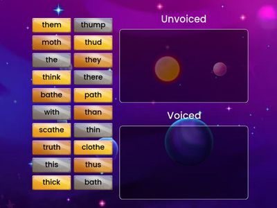 Voiced v. Unvoiced /th/