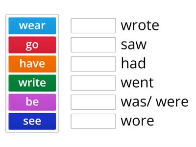 Adults A2.3 L7.3 irregular verbs