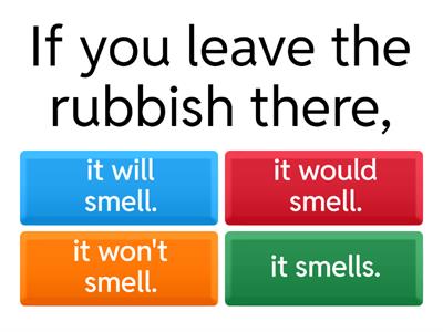 Second and first conditional