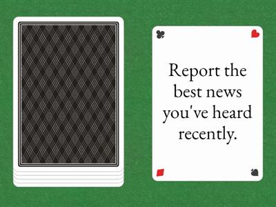 SO Inter U10 Reported speech speaking