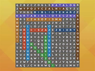 Wykreślanka - biblioteka