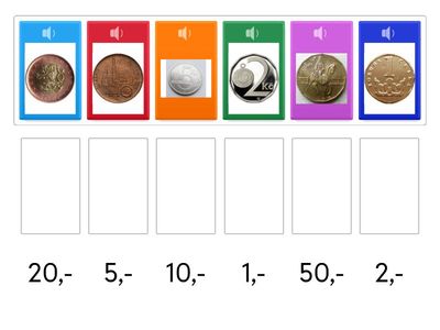 poznávání mincí