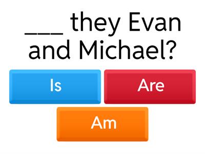 “BE” con Yes/No questions