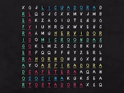 Léxico Categoría Terciaria: ELECTRODOMÉSTICOS