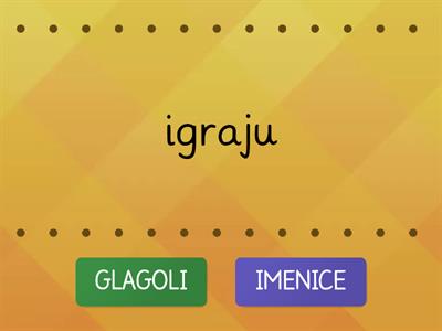 Glagoli i imenice