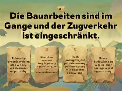 Konjunktionen und, aber, sonder, denn, oder im Zusammenhang mit dem Bau von Eisenbahnstrecken