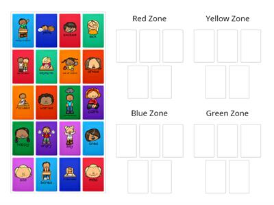  Zones of Regulation Sort