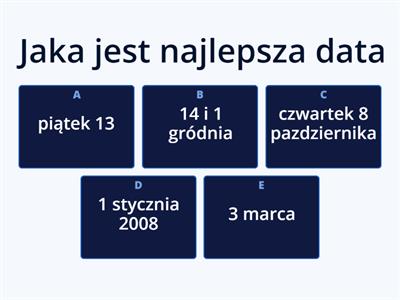 quiz o ważnych rzeczach