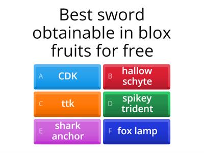 Blox fruits