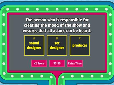 Theater Careers Quiz