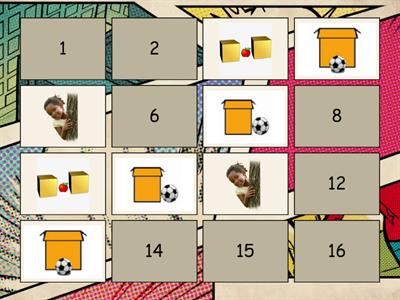  Between, behind, next to, in front of